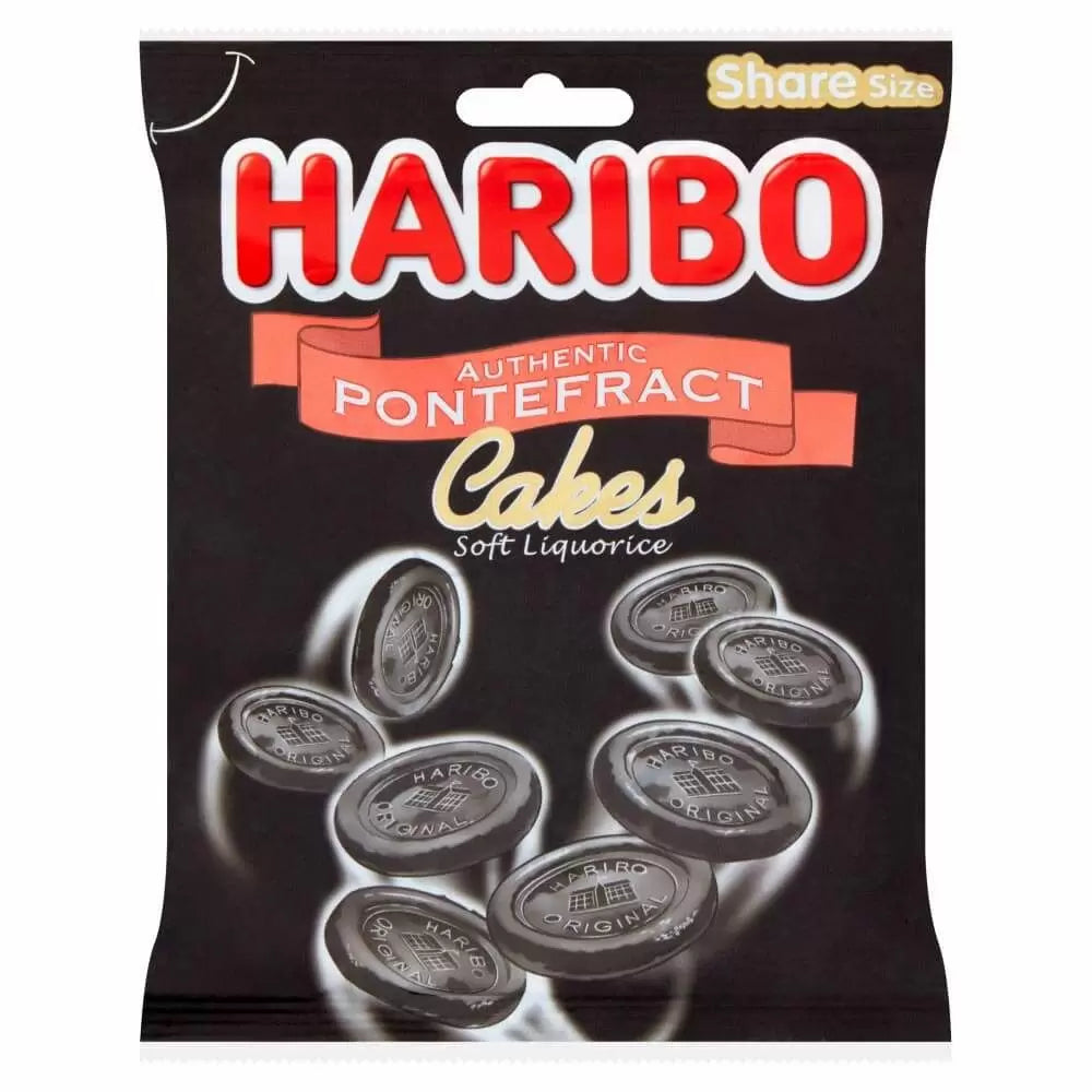 Haribo Pontefract Cakes Bag 160g (Pack of 12)