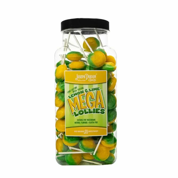 Dobsons Lemon & Lime Mega Lollies 1.9kg (Pack of 1)