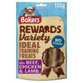 BAKERS Dog Treats Mixed Variety Rewards 100g (Pack of 8)