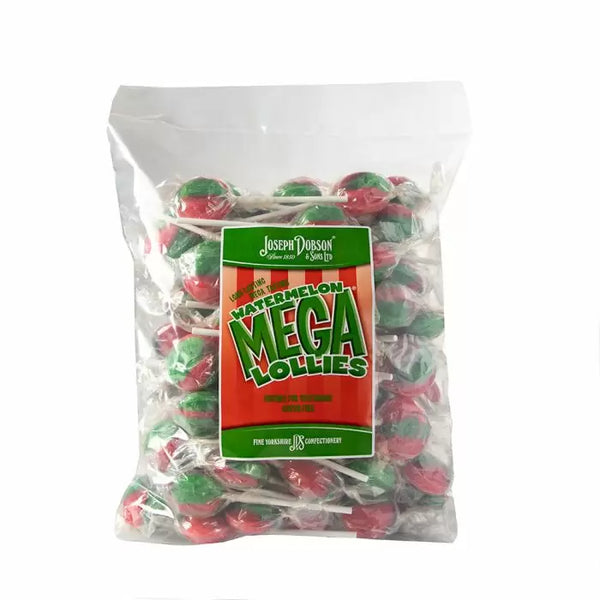 Dobsons Wrapped Watermelon Mega Lollies 1.9kg (Pack of 1)