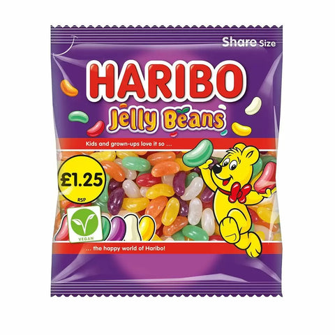 Haribo Jelly Beans Share Bags 140g (Pack of 12)