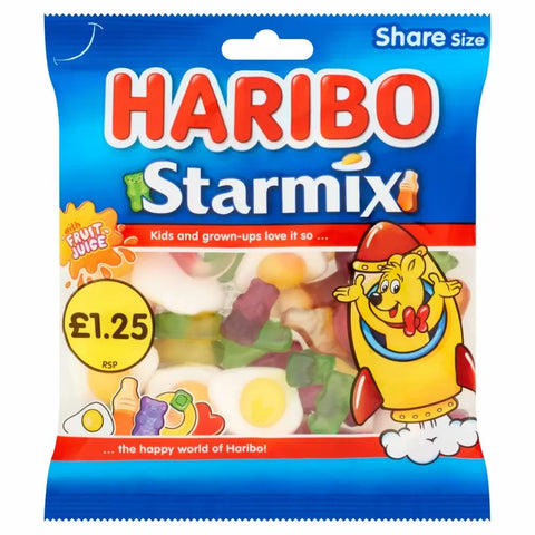 Haribo Starmix Share Bags 140g (Pack of 12)