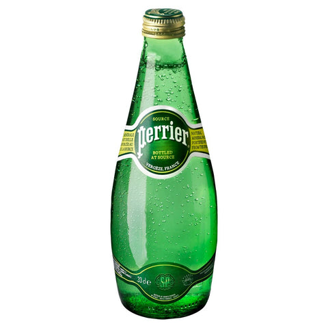 Perrier Sparkling Natural Mineral Water Glass 330ml (Pack of 24)