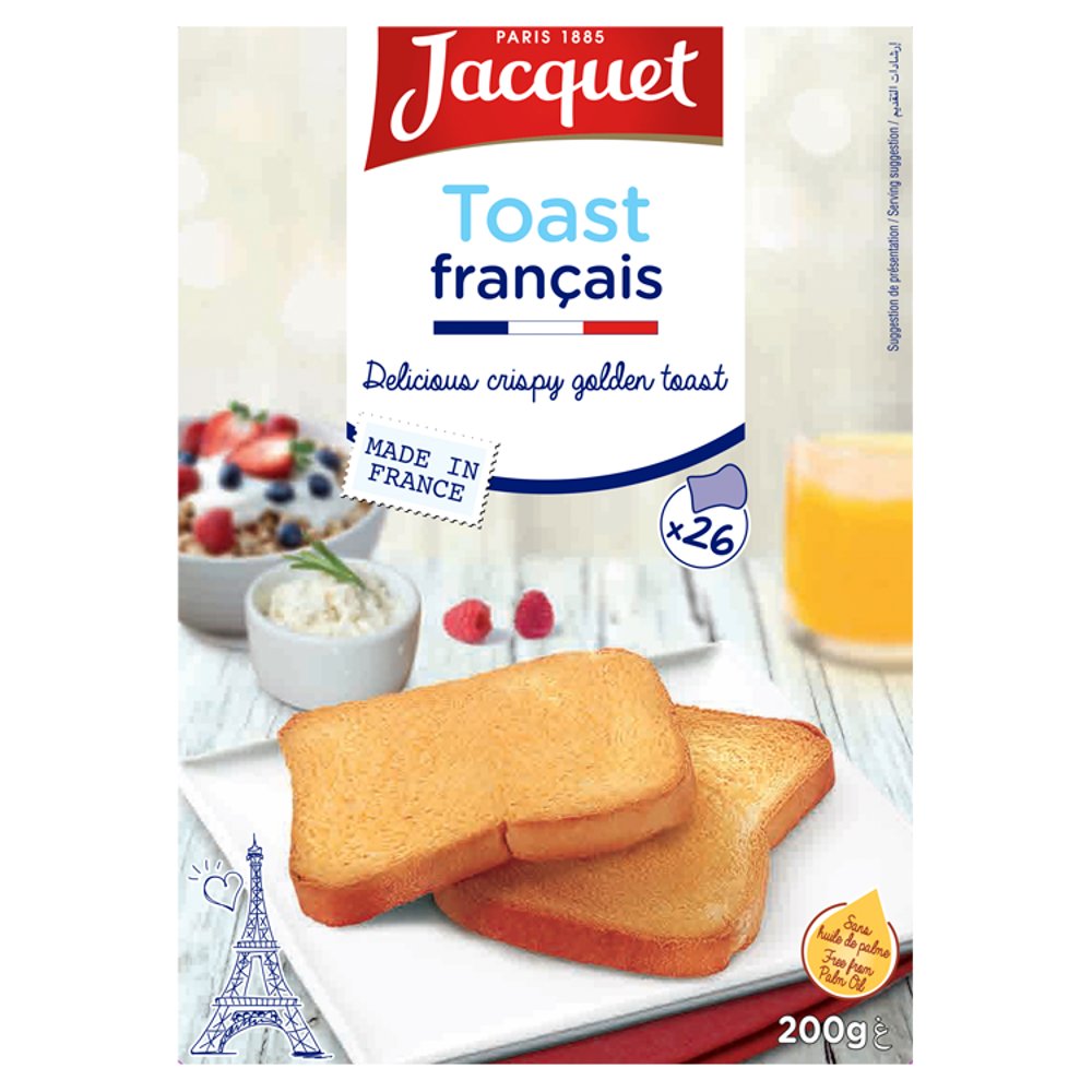 Jacquet French Toast 200g (Pack of 6)