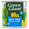 Green Giant Salt Free 340g (Pack of 12)