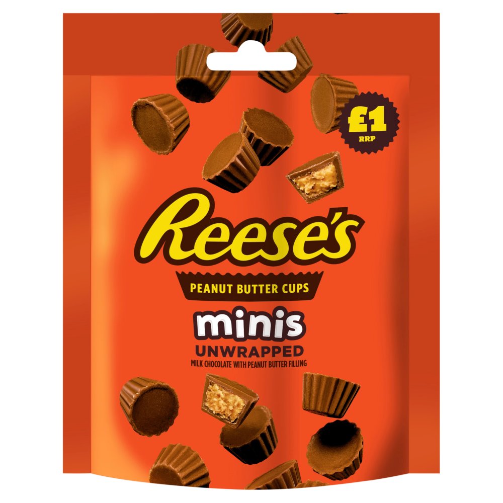 Reese's Peanut Butter Cups Miniatures 68g (Pack of 16)