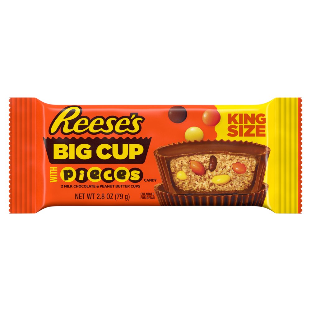 Reese's Big Cup with Pieces Candy 79g (Pack of 16)