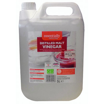 Essentially Catering Distilled Malt Vinegar 5 Ltr (Pack of 1)