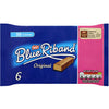 Blue Riband Milk Chocolate Caramel Wafer 6 Biscuit 108g (Pack of 14)