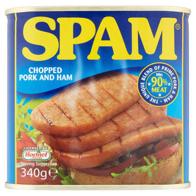 Spam Chopped Pork and Ham 340g (Pack of 6)