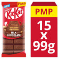 KitKat Milk Chocolate Sharing Bar 99g (Pack of 15)
