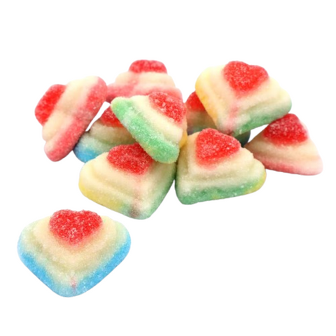 Zorba Online 3D Sugared Hearts 100g Bag
