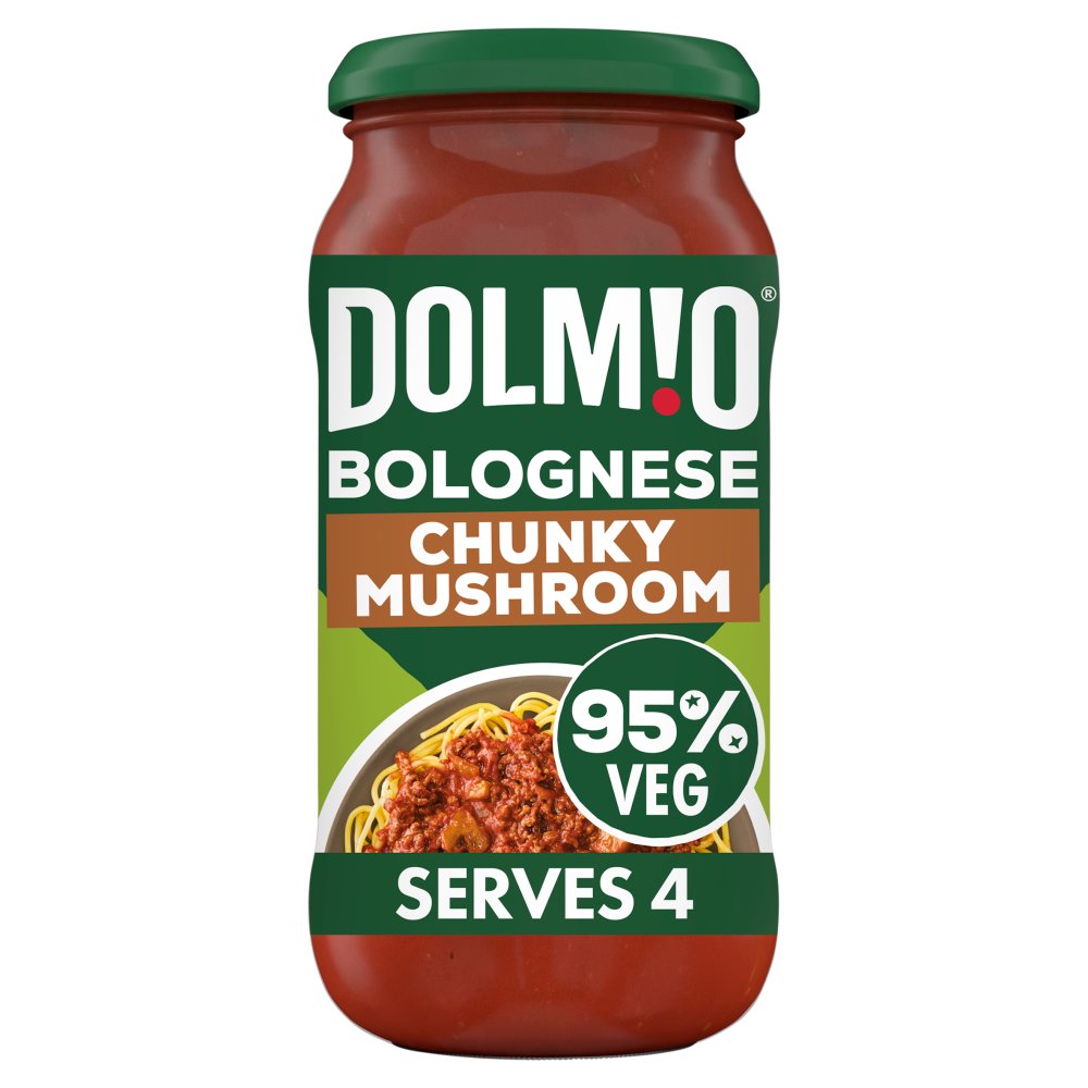 Dolmio Bolognese Chunky Mushroom Pasta Sauce 450g (Pack of 6)