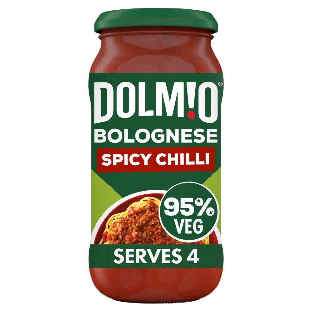 Dolmio Bolognese Spicy Chilli Pasta Sauce 450g (Pack of 6)