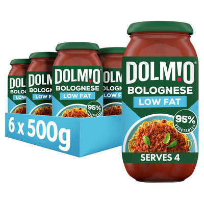 Dolmio Bolognese Low Fat Pasta Sauce 500g (Pack of 6)