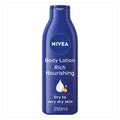 NIVEA Rich Nourishing Body Lotion Dry Skin 250ML (Pack of 6)