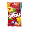 Skittles Giants Vegan Chewy Sweets Fruit Flavoured Treat Bag 116g (Pack of 14)