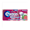 Extra Refreshers Watermelon Raspberry Flavour Sugarfree Chewing Gum Handy Box 7 Pieces 15.6g (Pack of 16)
