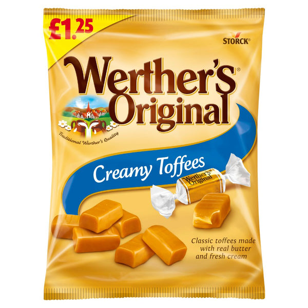 Werther's Original Creamy Toffees 110g (Pack of 12)