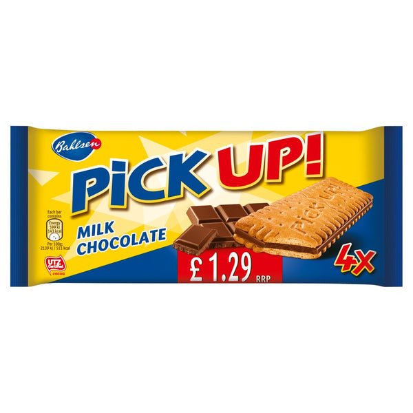 Bahlsen Pick Up! Milk Chocolate 4 x 28g (Pack of 12)