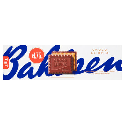 Bahlsen Choco Leibniz Dark 125g (Pack of 12)