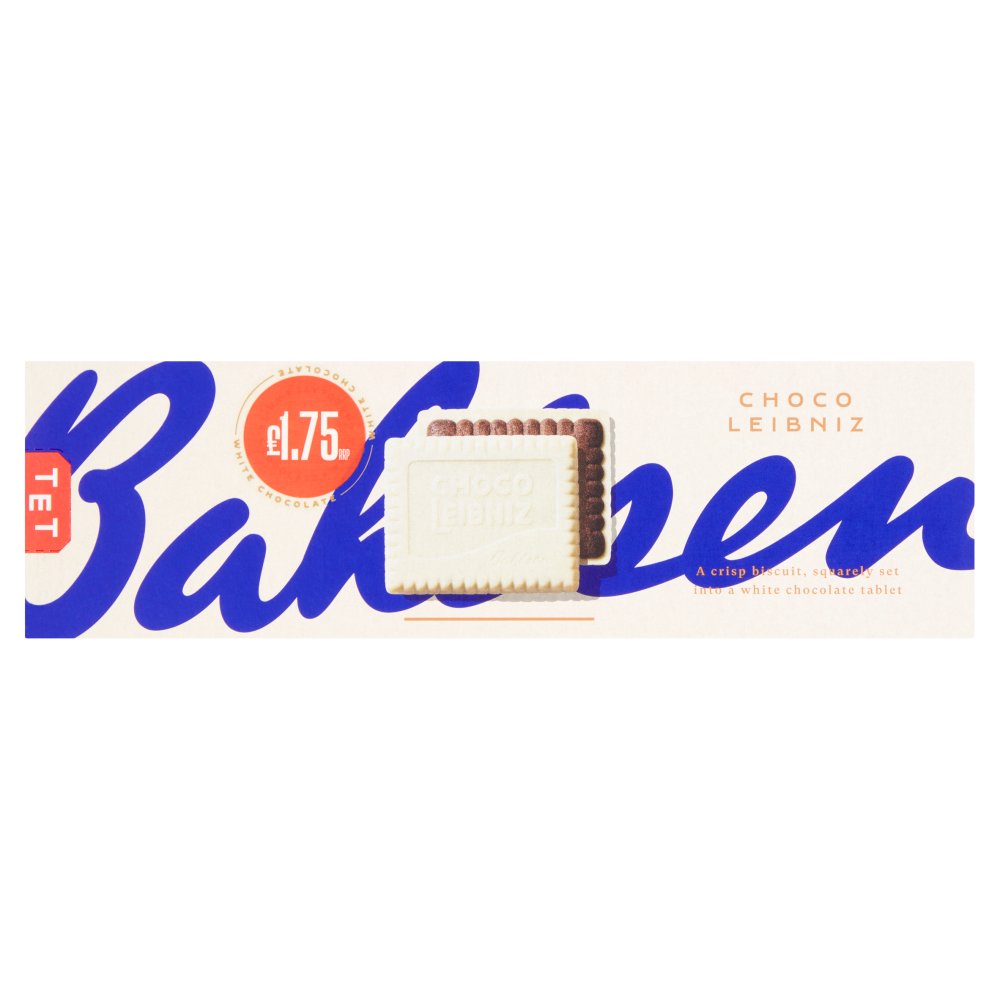 Bahlsen Choco Leibniz White 125g (Pack of 12)