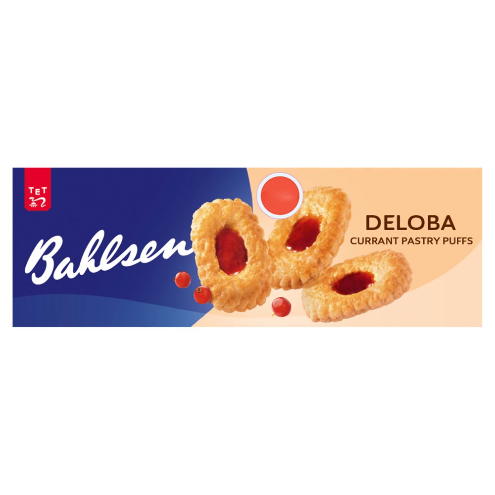 Bahlsen Deloba Currant Pastry Puffs 100g (Pack of 12)