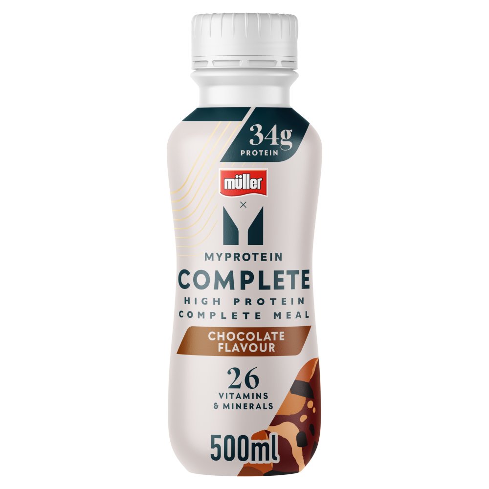Muller x MyProtein Chocolate High Protein Meal Replacement Shake  500ml (Pack of 6)