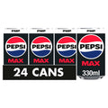 Pepsi Max No Sugar Cola Can 330ml (Pack of 24)