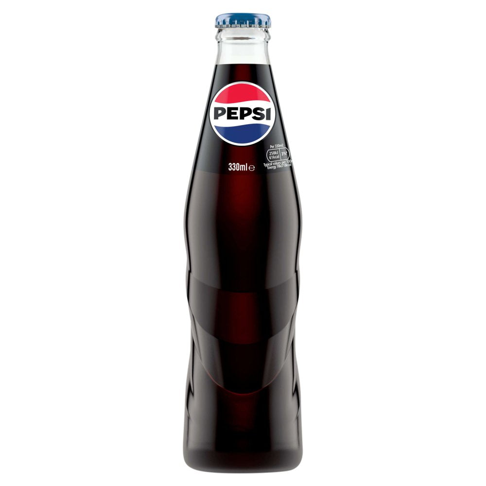 Pepsi Cola Glass Bottle 330ml (Pack of 12)