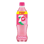 7Up Zero Sugar Pink Lemonade  Bottle 500ml (Pack of 12)