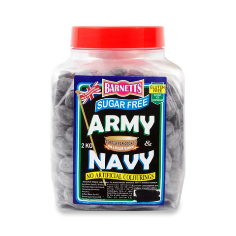 Barnetts Sugar Free Army & Navy Jar 2kg (Pack of 1)