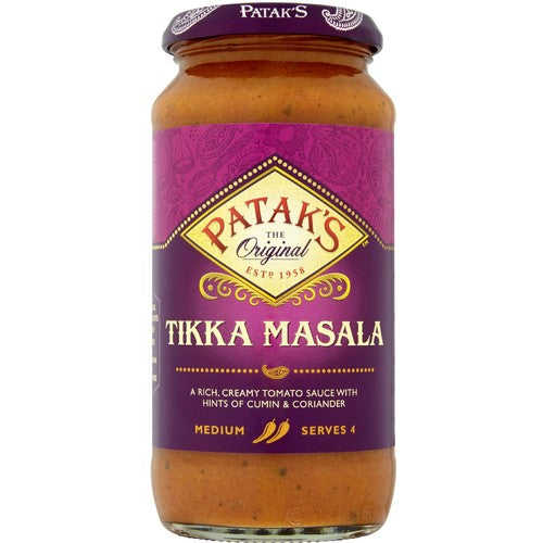 Patak's Original Tikka Masala Sauce 450g (Pack of 6)