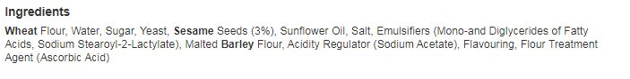 Baker Street 4 Mega Seeded Burger Buns Pre-Sliced 250g (Pack of 1)