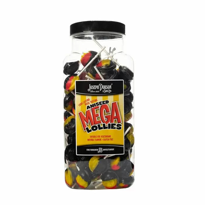 Dobsons Aniseed Mega Lollies 1.9kg (Pack of 1)