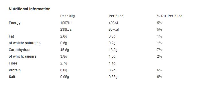 Kingsmill Soft White Bread Medium 800g (Pack of 1)
