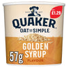 Quaker Oat So Simple Golden Syrup Porridge Pot 57g (Pack of 8)
