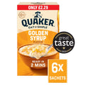 Quaker Oat So Simple Golden Syrup Porridge Sachets 6X36g (Pack of 8)
