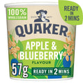 Quaker Oat So Simple Apple & Blueberry Porridge Pot 57g (Pack of 8)