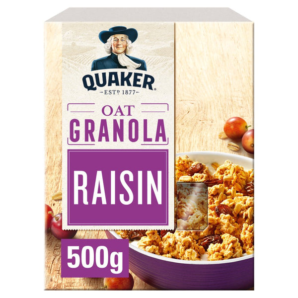 Quaker Oat Raisin Granola 500g (Pack of 5)