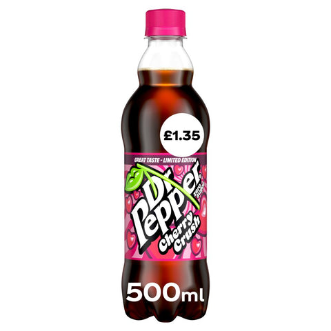 Dr Pepper Zero Cherry Crush 500ml (Pack of 12)