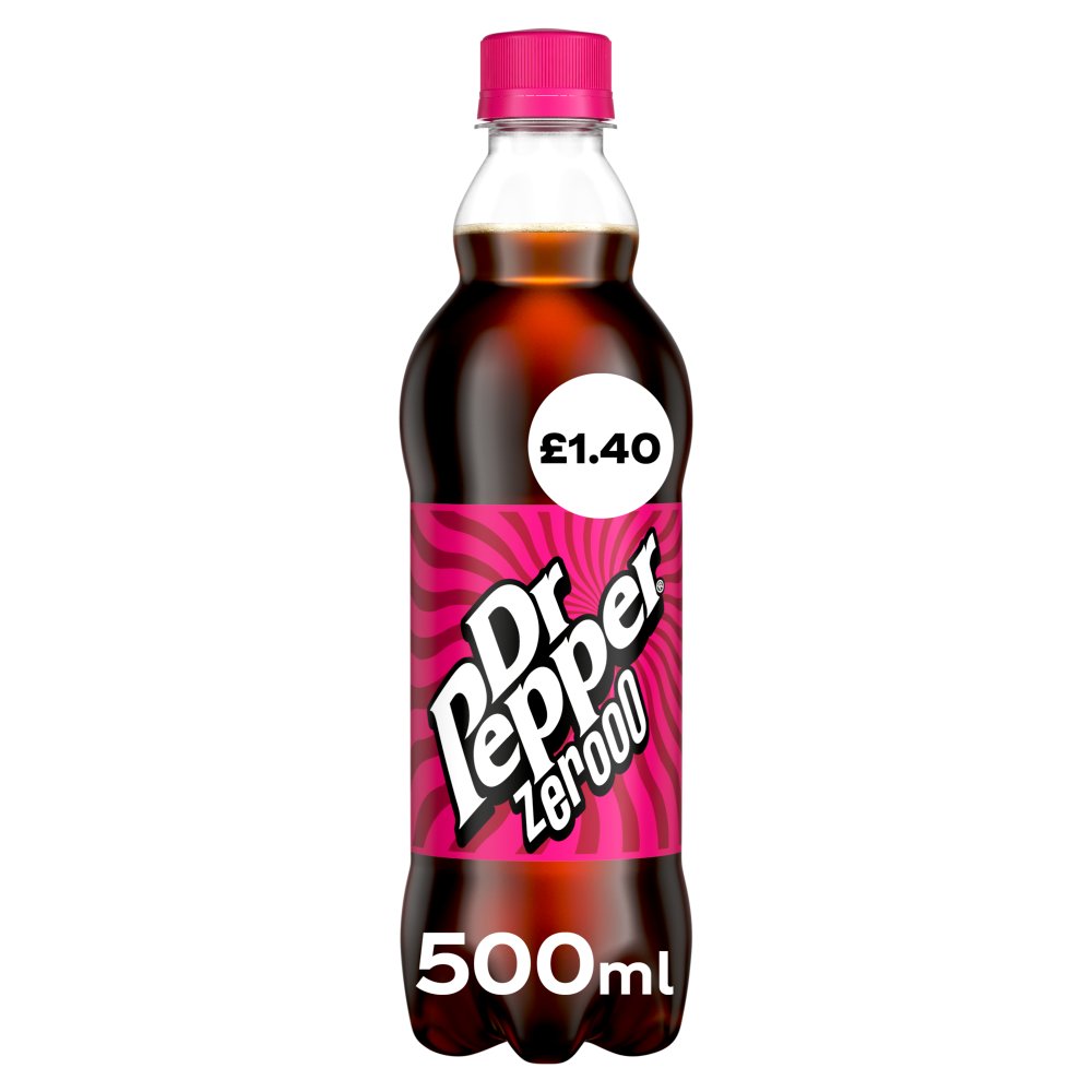 Dr Pepper Zero 500ml (Pack of 12)