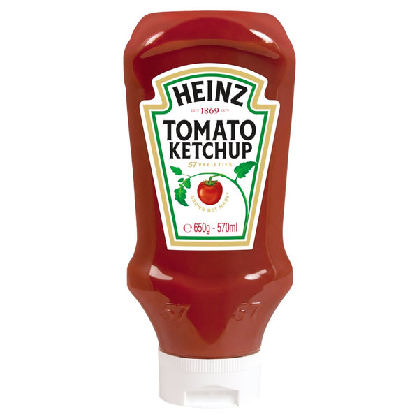 Heinz Tomato Ketchup 650g (Pack of 10)