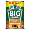 Heinz Big Soup Chicken & Veg 400g (Pack of 12)