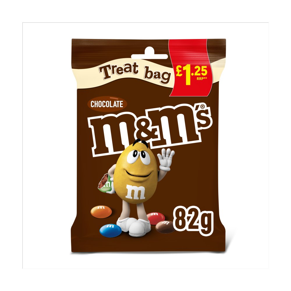 M&M's Chocolate  Treat Bag 82g (Pack of 16)