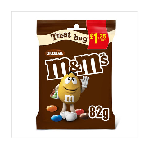 M&M's Chocolate  Treat Bag 82g (Pack of 16)