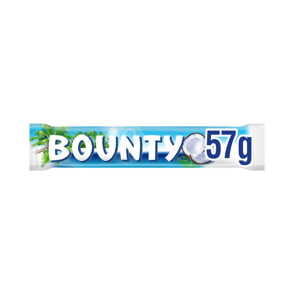 Bounty Coconut & Milk Chocolate Snack Bar Duo 57g (Pack of 24)