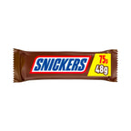 Snickers Caramel, Nougat, Peanuts & Milk Chocolate Snack Bar 48g (Pack of 48)