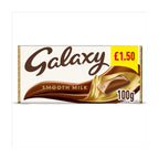 Galaxy Smooth Milk Chocolate Block Bar 100g (Pack of 24)