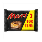 Mars Caramel, Nougat & Milk Chocolate Snack Bars Multipack 3 x 39.4g (Pack of 22)